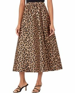 Kate Spade New York Skirts Leopard Jacquard Midi Skirt