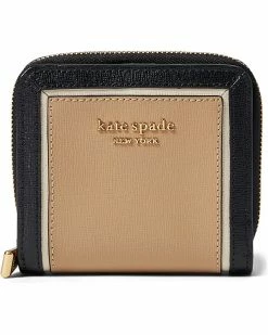Kate Spade New York Wallets Morgan Color-Blocked Saffiano Leather Small Compact Wallet