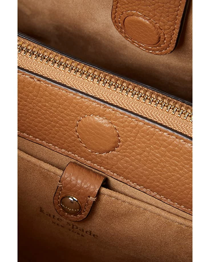 Kate Spade New York Handbags Knott Pebbled and Suede Leather Medium Crossbody Tote - Image 4