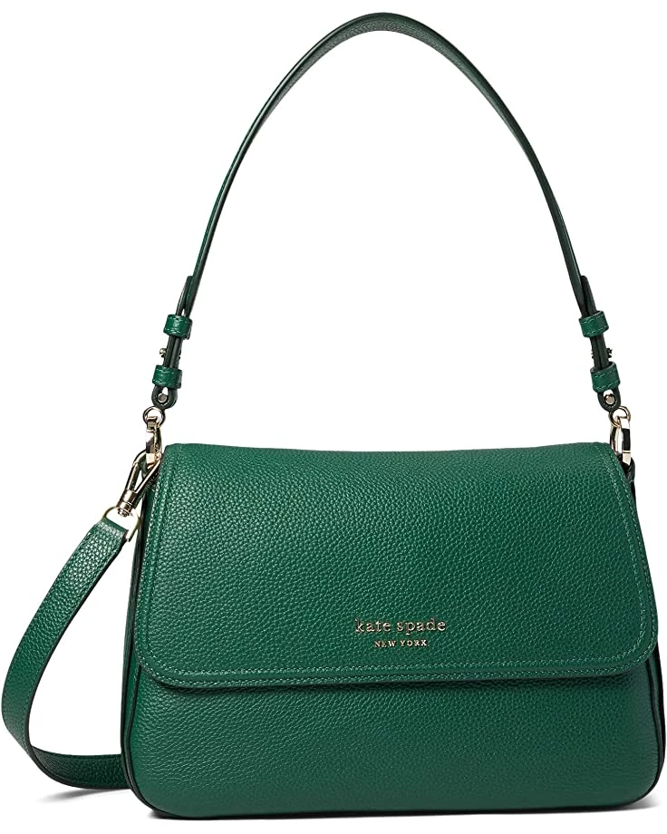 Kate Spade New York Handbags New Core Pebble Pebbled Leather Medium Convertible Flap Shoulder Bag