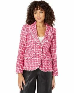 Kate Spade New York Coats & Outerwear Plaid Tweed Blazer