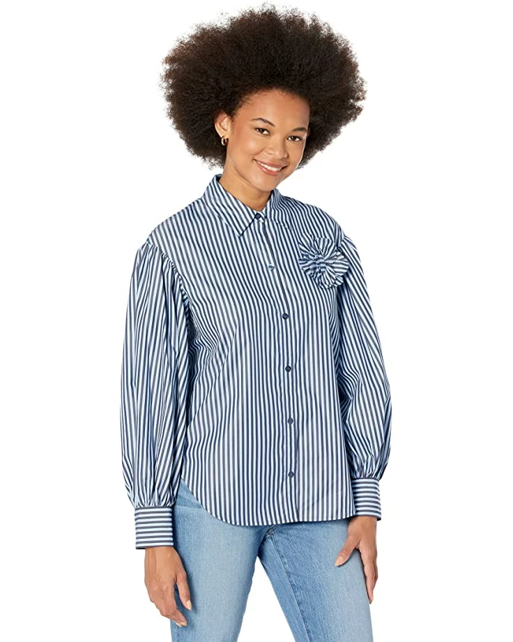Kate Spade New York Shirts & Tops Pastry Stripe Carrie Shirt