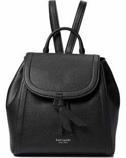 Kate Spade New York Backpacks Knott Pebbled Leather Medium Flap Backpack
