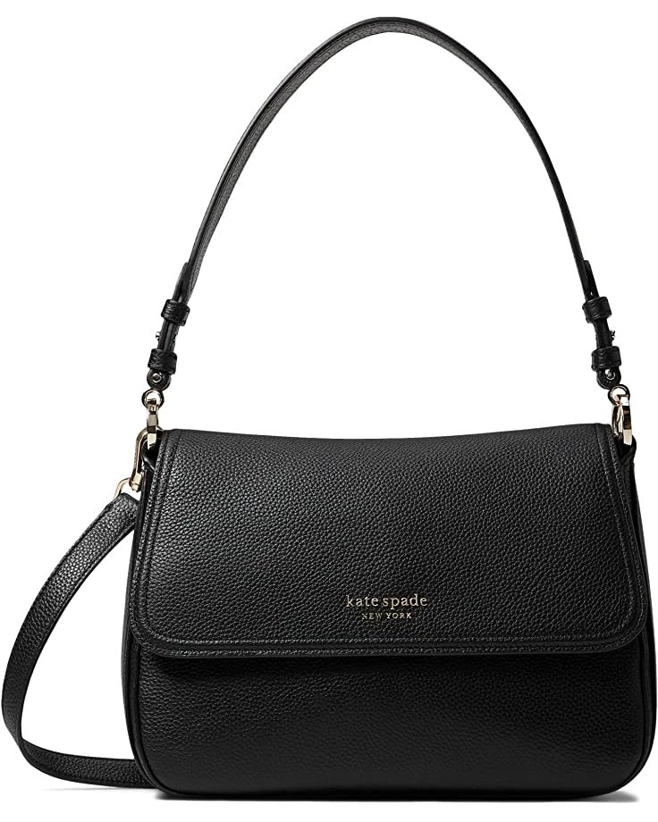 Kate Spade New York Handbags New Core Pebble Pebbled Leather Medium Convertible Flap Shoulder Bag - Image 5