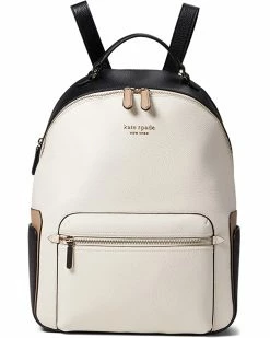 Kate Spade New York Backpacks Hudson Color-Blocked Pebbled Leather Large Backpack