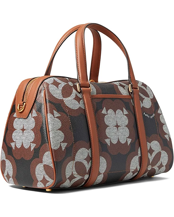 Kate Spade New York Handbags Oversized Spade Flower Monogram Coated Canvas Eleanor Medium Satchel - Image 2