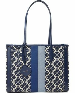 Kate Spade New York Handbags Spade Flower Jacquard Market Medium Tote