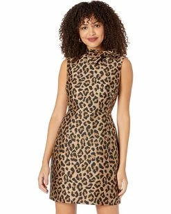 Kate Spade New York Dresses Leopard Jacquard Knott Dress