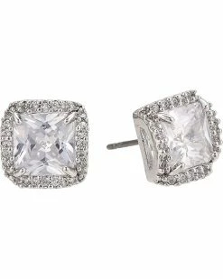 Kate Spade New York That Sparkle Princess Cut Large Studs Earrings