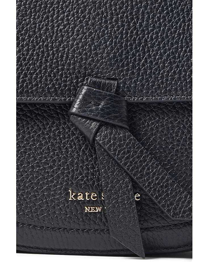 Kate Spade New York Handbags Knott Pebbled Leather Medium Saddle Bag - Image 4