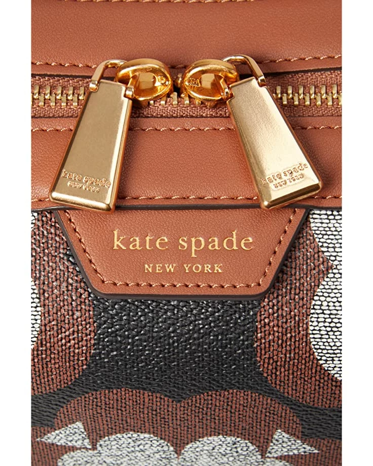 Kate Spade New York Handbags Oversized Spade Flower Monogram Coated Canvas Eleanor Medium Satchel - Image 4
