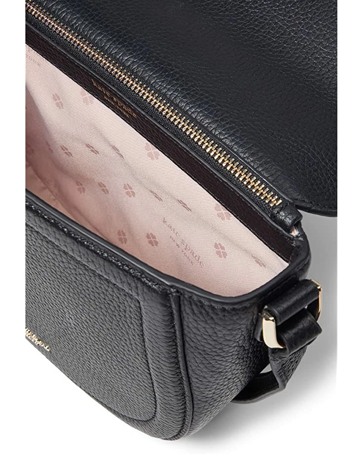 Kate Spade New York Handbags Knott Pebbled Leather Medium Saddle Bag - Image 3